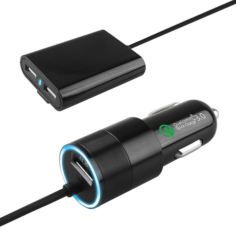Illustration for article titled (Up To 65% Off) Quick Charger 3.0 USB Car Charger with 3 USB Port at only $4.90 AC+FS With Amazon Prime